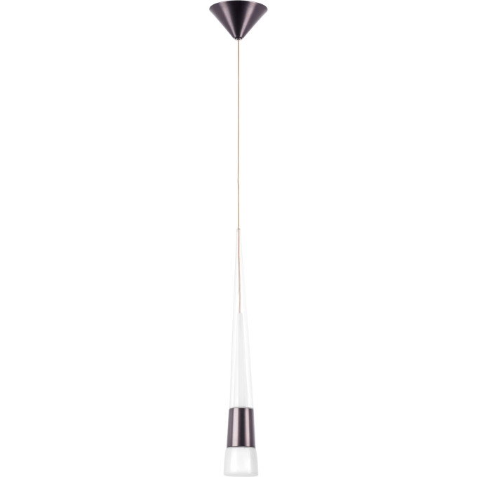 Люстра LIGHTSTAR CONE 757011 LED 5W LM 3000K бронза/белый/прозрачный