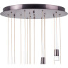 Люстра LIGHTSTAR CONE 757161 LED 80W 3000K бронза/белый/прозрачный