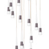Люстра LIGHTSTAR CONE 757161 LED 80W 3000K бронза/белый/прозрачный