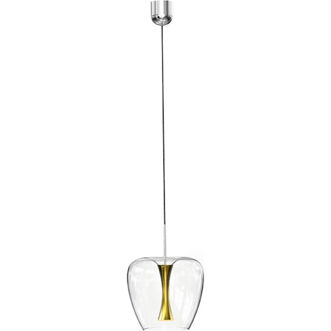 Люстра LIGHTSTAR CUPOLA 804203 LED 10W LM 3000K алюминий/золото