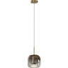 Люстра LIGHTSTAR CUPOLA 804018 LED 1х18W LM 3000K золото/дымчатый