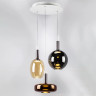 Люстра LIGHTSTAR DISCO 792139 3x6W LED 600LM G 3000К белый/мультиколор
