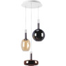 Люстра LIGHTSTAR DISCO 792139 3x6W LED 600LM G 3000К белый/мультиколор