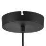 Люстра LIGHTSTAR EMISFERO 737527 8W LED 250LM G 3000K черный/прозрачный+янтарь