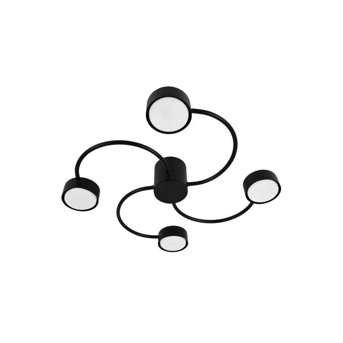Люстра LIGHTSTAR FICO 740047 4х12W GX53 ЧЕРНЫЙ
