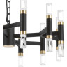 Люстра LIGHTSTAR IRIS 734247 76W LED 3148LM 120G 3000K черный золото