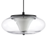 Люстра LIGHTSTAR PALERMO 612117 8W LED 350LM G 3000K черный/прозрачный