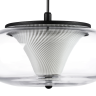 Люстра LIGHTSTAR PALERMO 612117 8W LED 350LM G 3000K черный/прозрачный