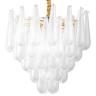 Люстра LIGHTSTAR RETRO II 799102 10х6W(led) E14 ЗОЛОТО/ПРОЗРАЧНЫЙ
