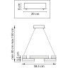 Люстра LIGHTSTAR ROTONDA 736323 55W LED 2835LM 120G 3000K золото