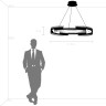 Люстра LIGHTSTAR ROTONDA 736333 70W LED 3805LM 120G 3000K золото