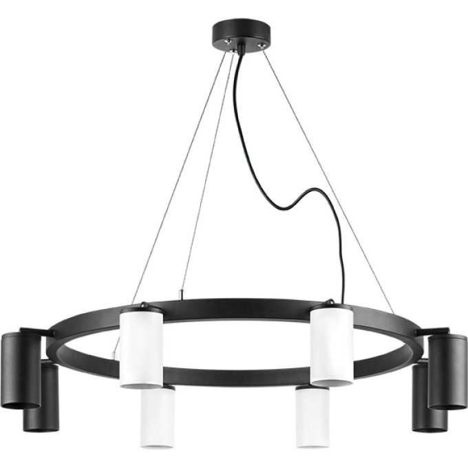 Люстра LIGHTSTAR RULLO черный/белый, LR018364374