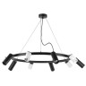 Люстра LIGHTSTAR RULLO черный/белый, LR020365875