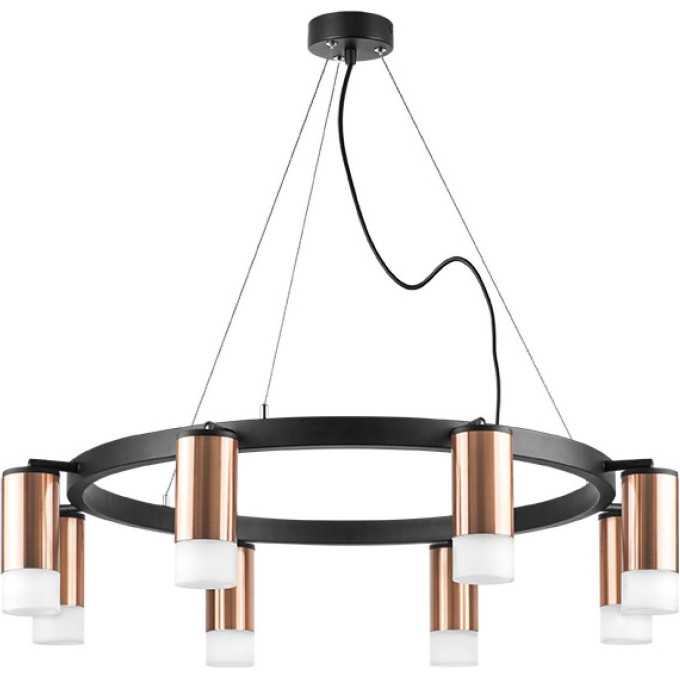 Люстра LIGHTSTAR RULLO черный/медь, LR0183081