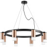 Люстра LIGHTSTAR RULLO черный/медь, LR0183081