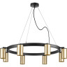Люстра LIGHTSTAR RULLO черный/золото, LR018408