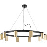 Люстра LIGHTSTAR RULLO черный/золото, LR020400