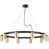 Люстра LIGHTSTAR RULLO черный/золото, LR0204000