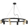 Люстра LIGHTSTAR RULLO черный/золото, LR020405375