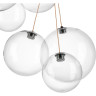 Люстра LIGHTSTAR SFERETTA 801090 LED 9х1,35W LM 3000K кофейный/прозрачный
