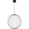 Люстра LIGHTSTAR SOLE 734057 16W LED 1309LM 120G 3000K черный матовый