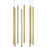 Люстра LIGHTSTAR TUBO L8T747333 LED 40W 2400LM 25G ЗОЛОТО 3000K