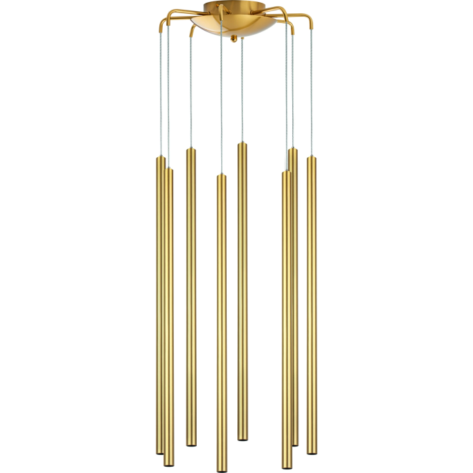 Люстра LIGHTSTAR TUBO L8T747333 LED 40W 2400LM 25G ЗОЛОТО 3000K