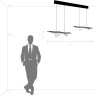 Люстра LIGHTSTAR VARESE 731323 35W LED 3628LM 120G 3000K золото