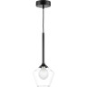 Люстра LIGHTSTAR VETRO 801201 1х6W G9 черный прозрачный