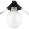 Люстра LIGHTSTAR VETRO 801203 1х6W G9 черный прозрачный