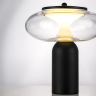 Настольная лампа LIGHTSTAR PALERMO 612917 8W LED 350LM G 3000K черный/прозрачный