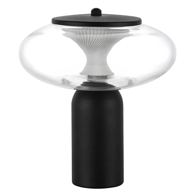 Настольная лампа LIGHTSTAR PALERMO 612917 8W LED 350LM G 3000K черный/прозрачный