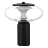 Настольная лампа LIGHTSTAR PALERMO 612917 8W LED 350LM G 3000K черный/прозрачный