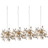 Подвес четверной линейный LIGHTSTAR EXTRA L4PL721132 5W(led) G9 (721132 - 4 + 572142 -1) золото