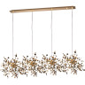 Подвес четверной линейный LIGHTSTAR EXTRA L4PL721132 5W(led) G9 (721132 - 4 + 572142 -1) золото