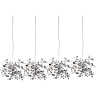 Подвес четверной линейный LIGHTSTAR EXTRA L4PL721134 5W(led) G9 (721134 - 4 + 572144 -1) хром