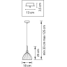 Подвес LIGHTSTAR AGOLA 810023