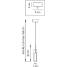 Подвес LIGHTSTAR CILINO 756017