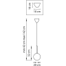 Подвес LIGHTSTAR GLOBO 813023