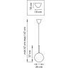 Подвес LIGHTSTAR GLOBO 813031