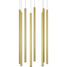 Подвес LIGHTSTAR TUBO L8T747343 LED 40W 2560LM 25G золото 4000K