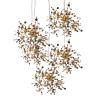 Подвес пятерной круглый LIGHTSTAR EXTRA L5PR721132 5W(led) G9 (721132 - 5 + 572152 -1) золото