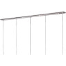 Подвес пятерной линейный LIGHTSTAR EXTRA L5PL721134 5W(led) G9 (721134 - 5 + 572164 -1) хром