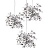 Подвес тройной круглый LIGHTSTAR EXTRA L3PR721134 3x3x5W(led) G9 (721134 - 3 + 572134 -1) хром