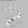 Рамка круглая встраиваемая LIGHTSTAR 075206 для светодиодных модулей 0750xx STELLA