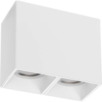 Рамка LIGHTSTAR RULLO 2x QUAD 213366 PVC для LED-модулей 941хх и LED-ламп D50мм белый