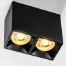 Рамка LIGHTSTAR RULLO 2x QUAD 213367 PVC для LED-модулей 941хх и LED-ламп D50мм черный