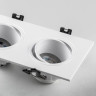 Рамка LIGHTSTAR SINGO 2X QUAD 012626 PVC для LED-модулей 941хх и LED-ламп D50мм белый
