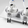Рамка LIGHTSTAR SINGO 2X QUAD 012626 PVC для LED-модулей 941хх и LED-ламп D50мм белый