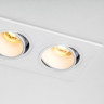 Рамка LIGHTSTAR SINGO 2X QUAD 012626 PVC для LED-модулей 941хх и LED-ламп D50мм белый